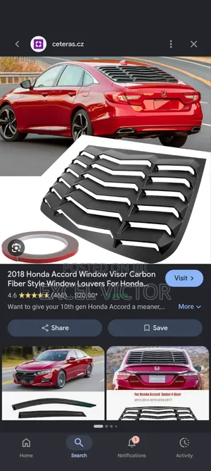 Back Windscreen Windshield 2018 Accord