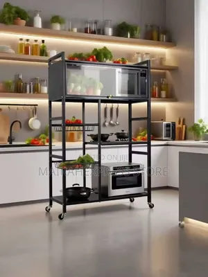 Multi-Tiered Multifunctional Storage Rack With Cover T. S
