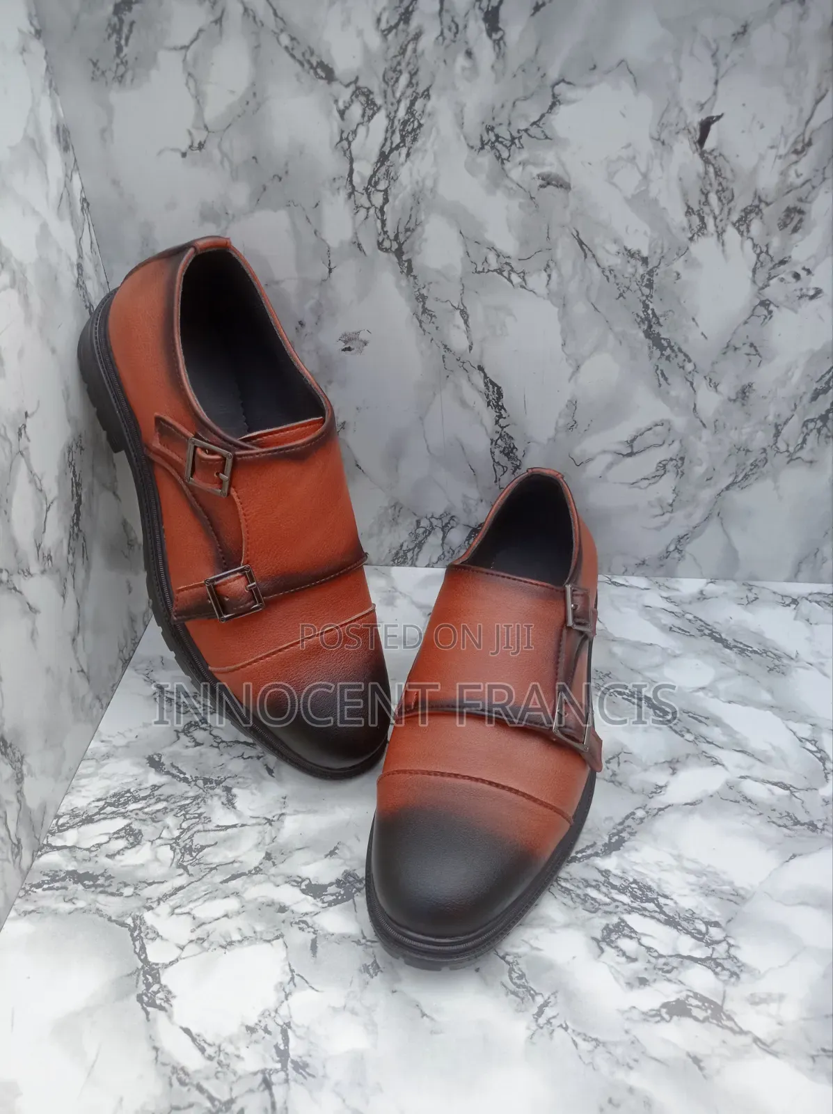 Brown Double Monk Strap