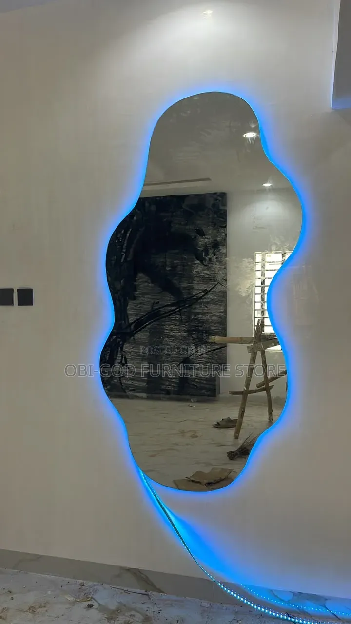 Mirror | Black Grid Wall Mirror