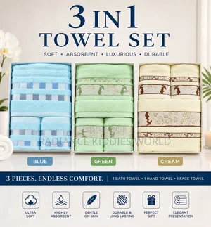 3-in-1 Luxury Towel Set