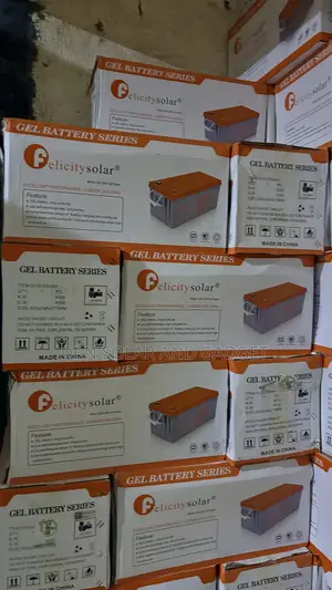 200a 12v Felicity Solar Gel Battery Original Very Good and Reliable