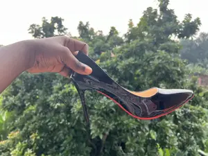 Black Red Sole High Heel for Ladies - Size 40 (Marked 41 but Fits 40)