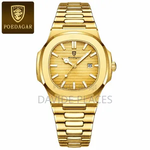 Poedagar 939 Nautilus Style Stainless Steel, Waterproof Wristwatch
