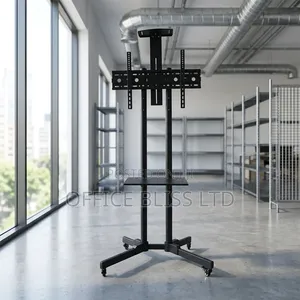 Mobile TV STAND ( 360 Walk on Floor Wheels) 32" - 70"