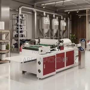 DRQ-800 Side Sealing Bag Making Machine With Folder