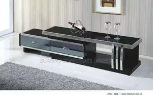 Extendable TV Stand Console With Drawer