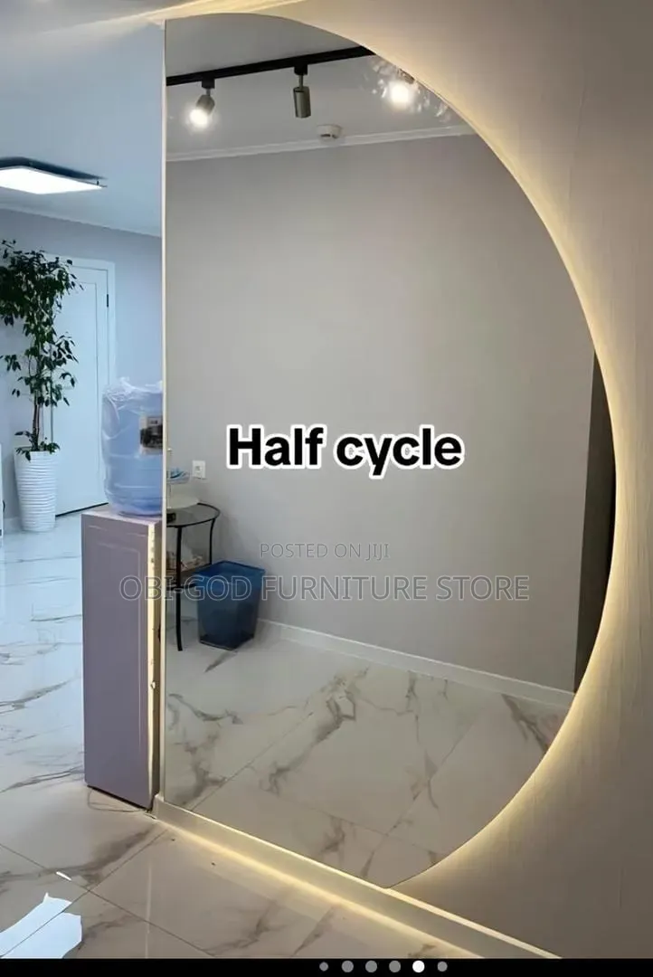 Half Circle Wall Mirror