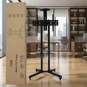 Mobile Trolley TV Stand With Wheels ( 32" - 70" ) Compatibility