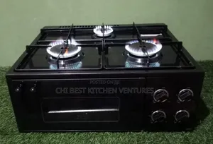 Magic 3-Burner Tabletop Gas Cooker With Oven and Grill