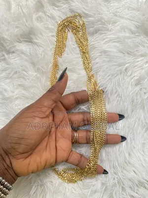 Durable Sunbelle Gold Replica Cuban Chain Design 3 (Long and Tiny)