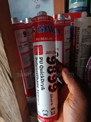 GIWA Brand PU Quickdrive Sealant Tubes, Specifically the "Iron Gum"