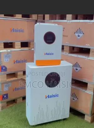 Haisic 8kwh 12v Lithium Battery Paired With 4.2kva 12v Invertet
