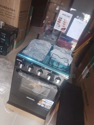 Brand New Standing - 50 by 50 Brhum Gas Cooker + Oven, 4 Burners