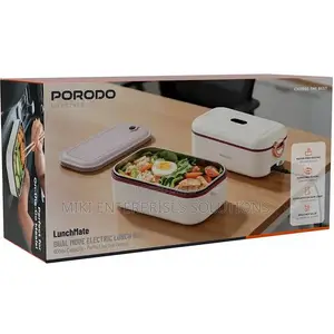 Porodo Lunchmate Dual Mode Electric Lunch Box -White
