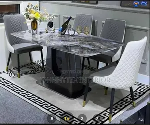 Ceremics Top of Dining Table With 6 Seaters