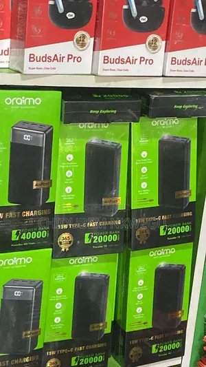 Oraimo 20,000mAh Power Bank – 15W Type-C Fast Charging (Original)