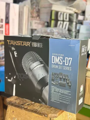 DMS-D7 Professional 7-Piece Drum Microphone Kit for Live Studio 