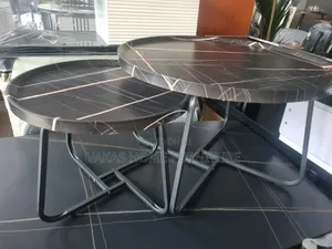 Black 2in1 Wooden Coffee Table