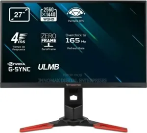 Acer Predator 27-Inch IPS Frameless 1440p 165hz Refresh Hdmi Monitor