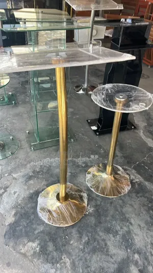 Luxury Gold Acrylic Unbreakable Pulpit for Church and Conference