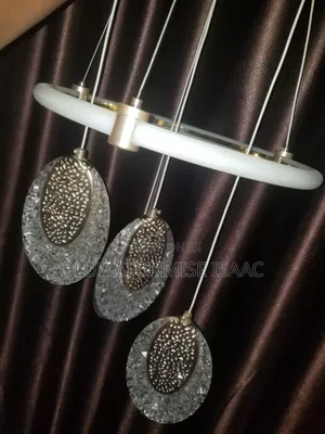 Modern LED Crystal Ring Chandelier Pendant Light – Neatly Used