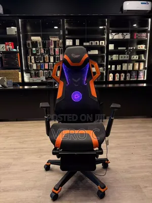Original PORODO Ergonomic RGB Gaming Chair With Built in Speaker