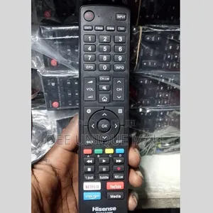 Hisense EN3AG39H Remote Control Designed for Smart LED LCD TVs.