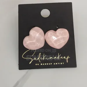 Pale Pink Heart Shape Birthday Gift Woman Jewelrys