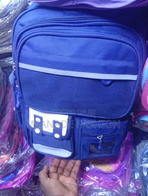 Premium School Backpack – Durable Multi-Compartment Student Bag (Blue)