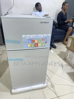 Skyrun Compact Refrigerator Silver Finish
