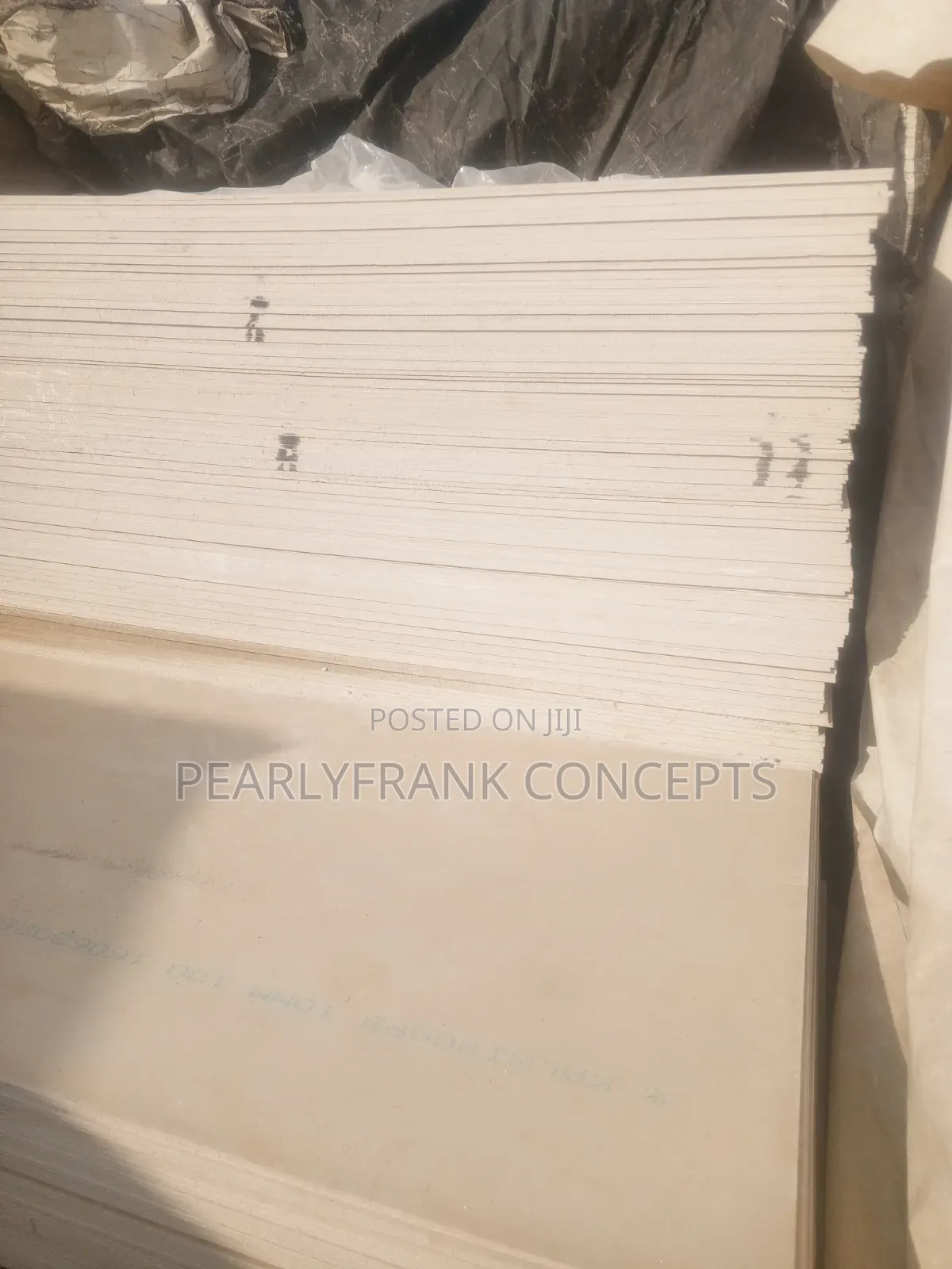 Cement Board.