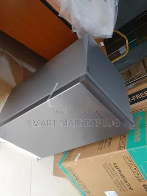 New in Hisense 90l Single Door Refrigerator With Interior Light+ Gray
