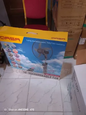 Stay Comfortable With the QASA 18-Inch Rechargeable Fan