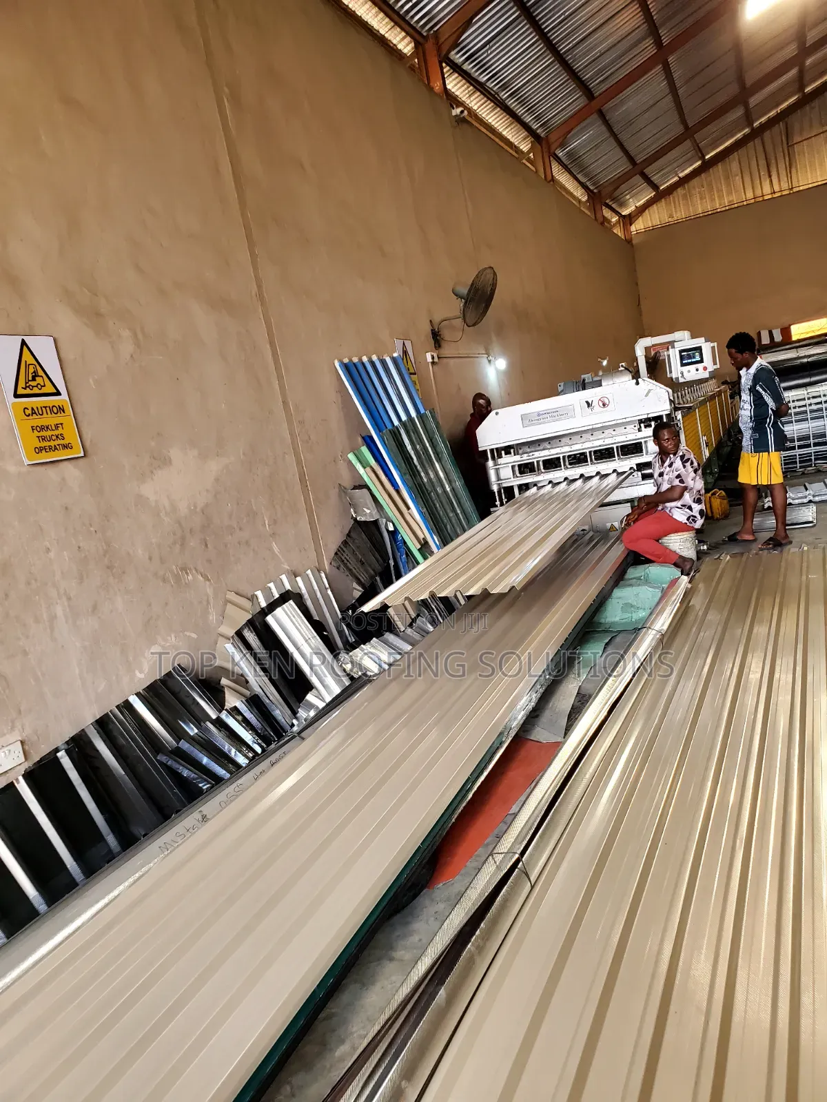 0.58 Beige Longspan Aluminium Roofing Sheets