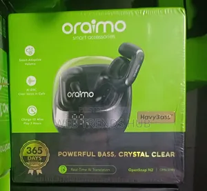 Oraimo OpenSnap N2 (OPN-374N) Earbuds - (LED Display Fast Charge)