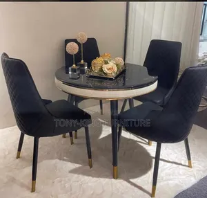 Classic 4-Seater Dining Table Set