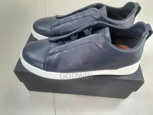 Zegna Triple Stitch Italian Designer Sneakers - Size 47