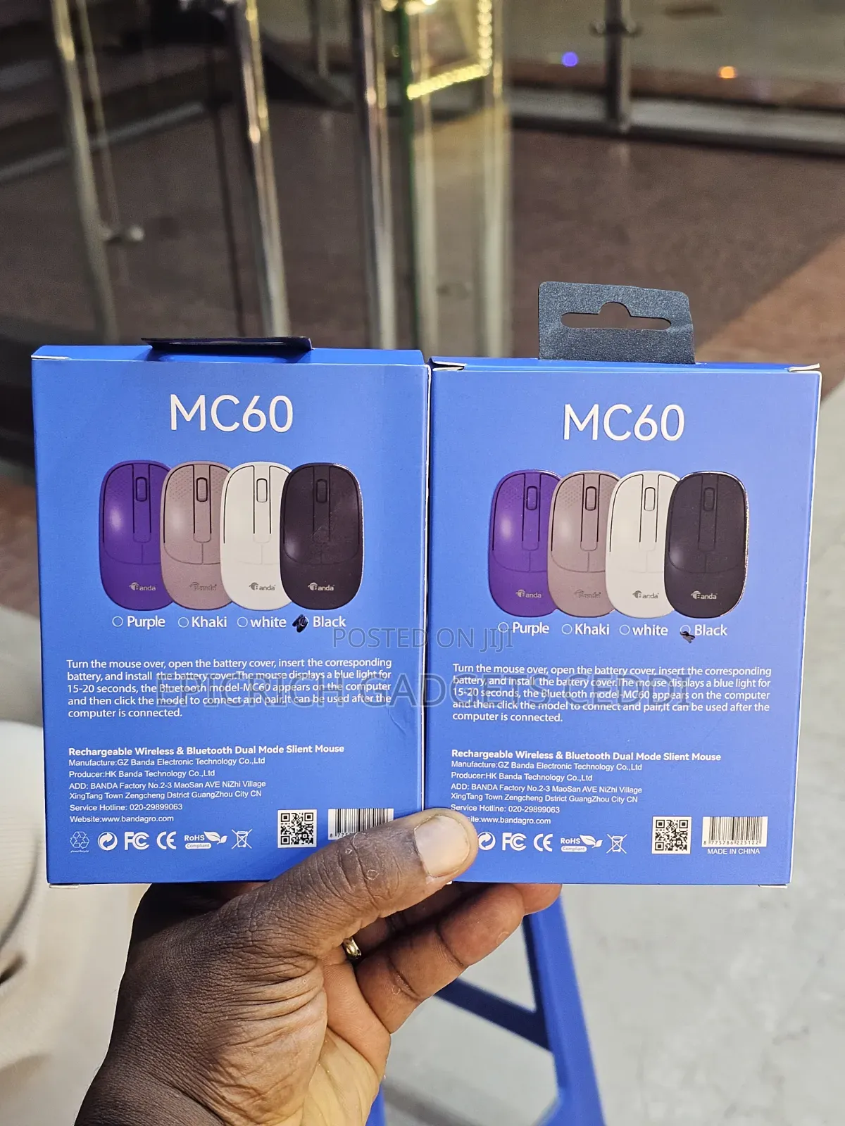 Panda Mc60 Rechargeable Silent Bluetooth Mouse