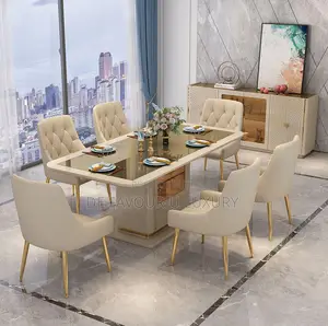 Modern Dining Table by 6 Chairs