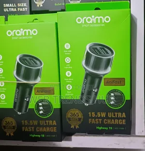 Oraimo Highway 15 Car Charger 15.5W Fast Charge + Free 3-in-1 Cable