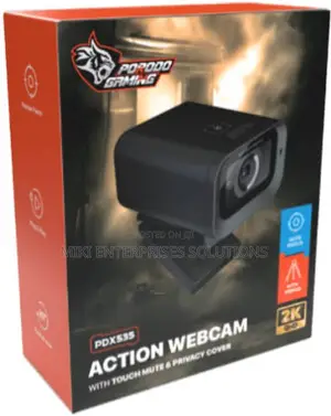 Porodo Gaming 30fps Auto Focus Web Cam With in-Built Mic