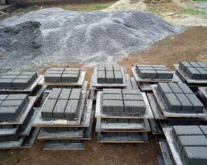 For Sale - Paving Stones Business and Machine, Pallets, Generator.
