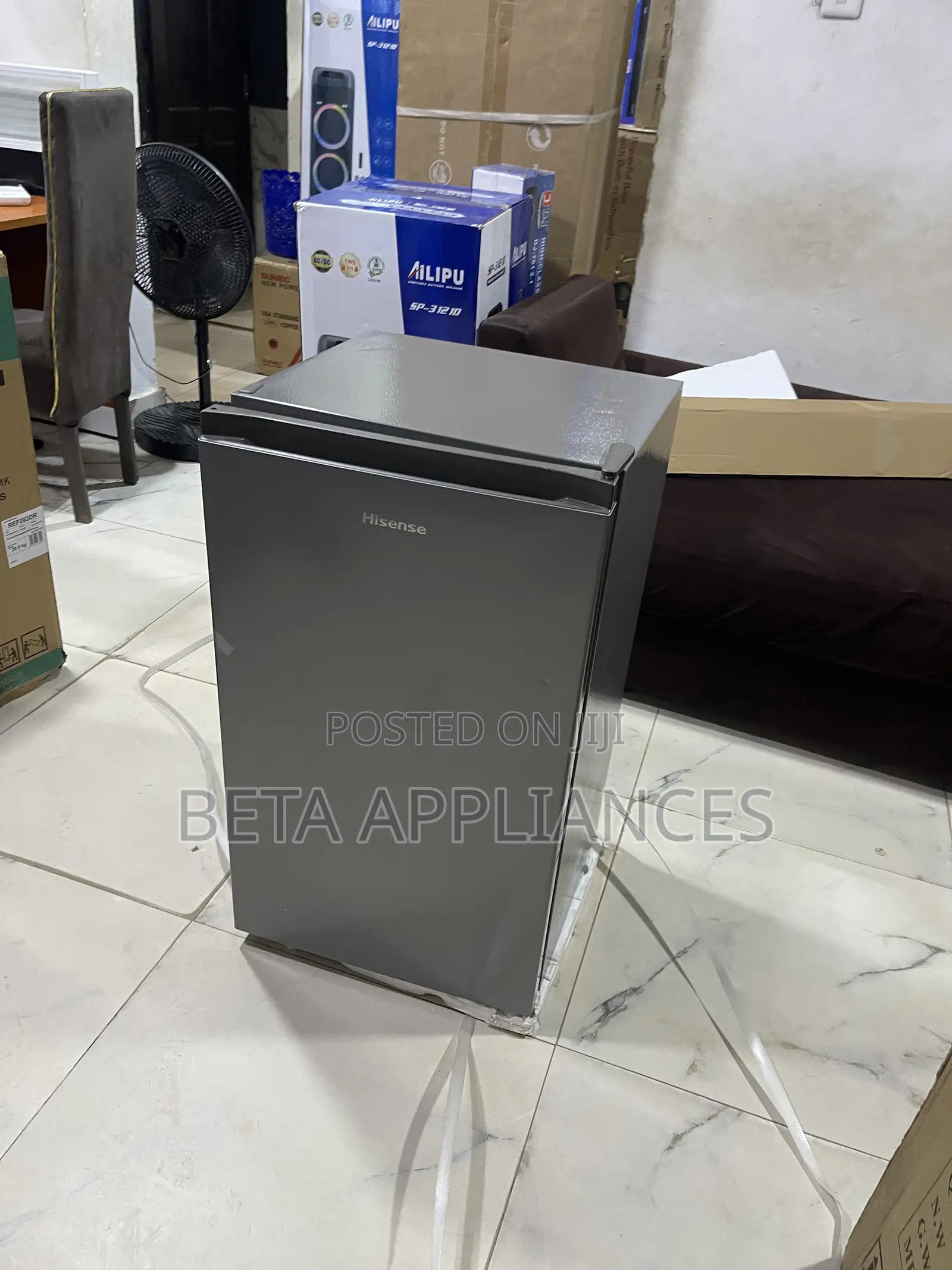 Hisense Silver Compact Refrigerator