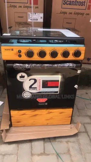 Scanforst Gas Cooker Automatic 4burna 60by60