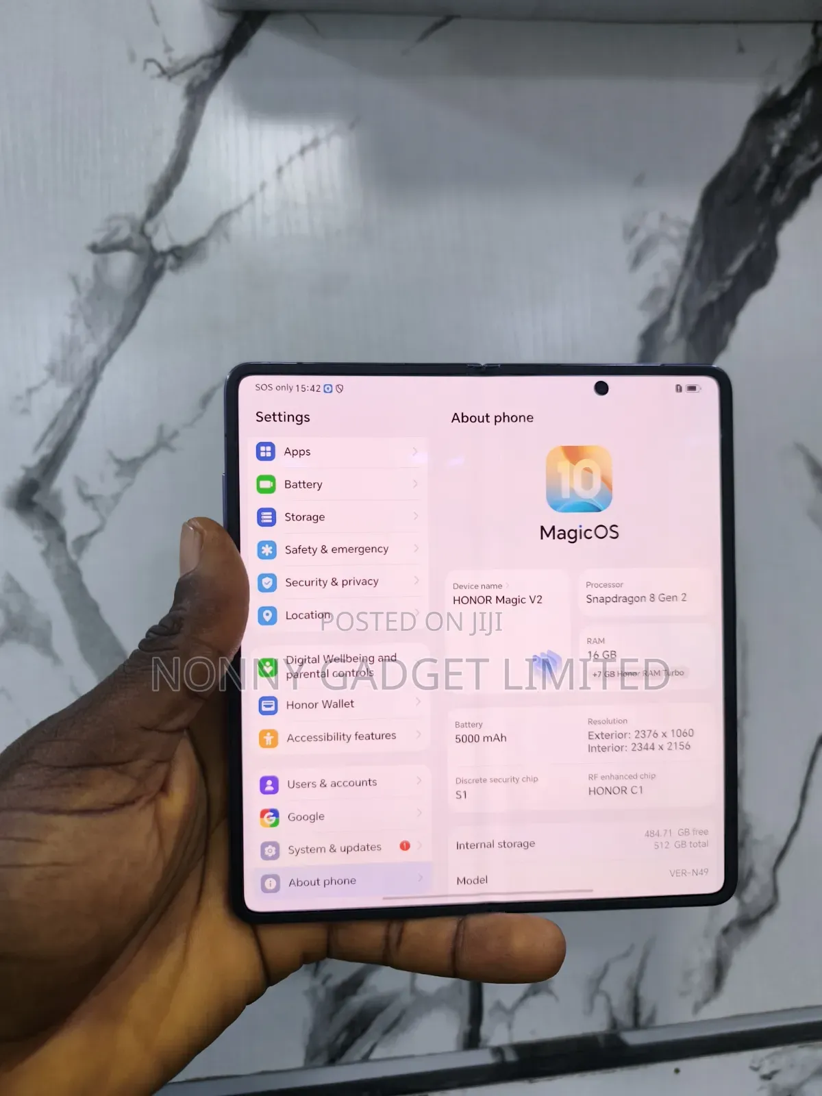 Honor Magic V2 512 GB Purple