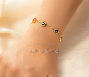Beautiful Multicolor Star Shaped Woman Bangles
