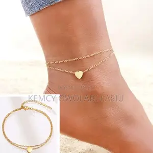 2 in 1 Ankle Leg Chain-Gold