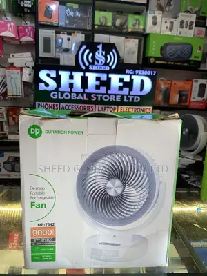 Dp Desktop Portable Rechargeable Fan