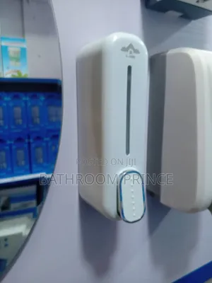 Pure White Liquid Soap and Hand Sanitizer Dispenser